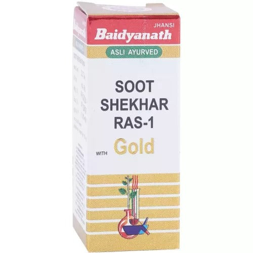 Baidyanath Sutshekhar Ras No 1 with Gold - Distacart