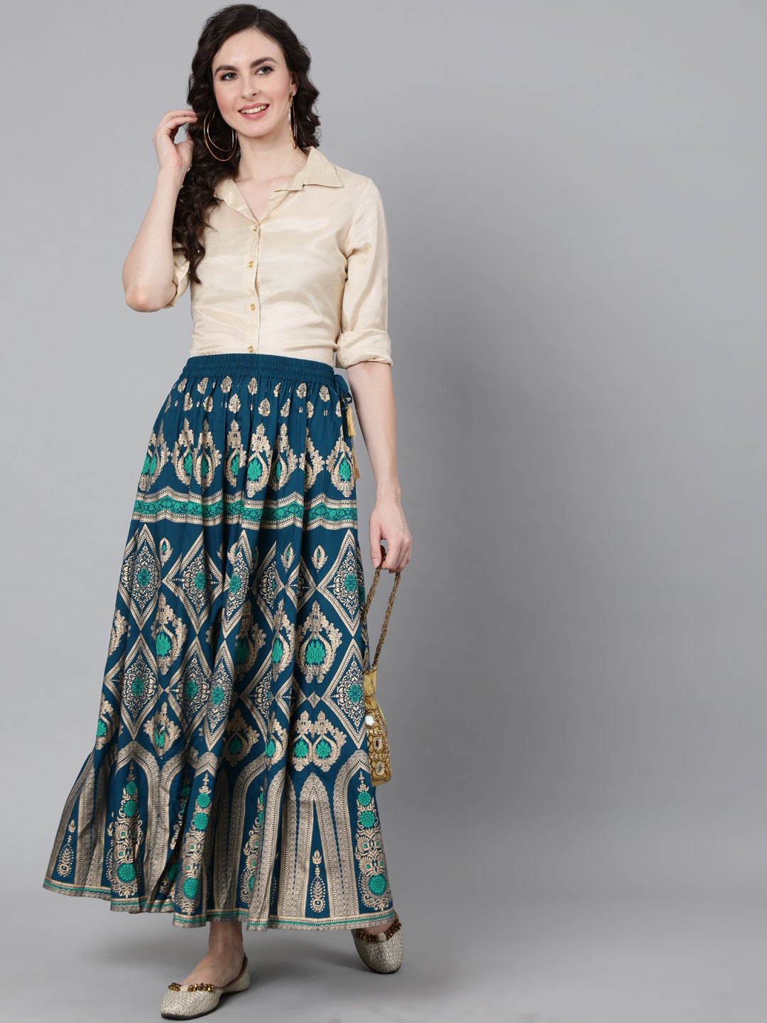 Rajasthani skirts and on sale tops online