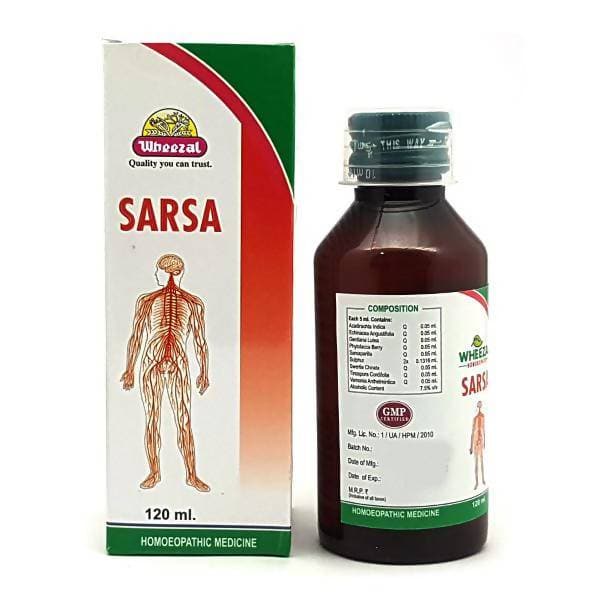 Wheezal Homeopathy Sarsa Syrup