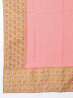 Thumbnail for HERE&NOW Women Mustard Yellow Floral Printed Pure Cotton Kurta Set - Distacart