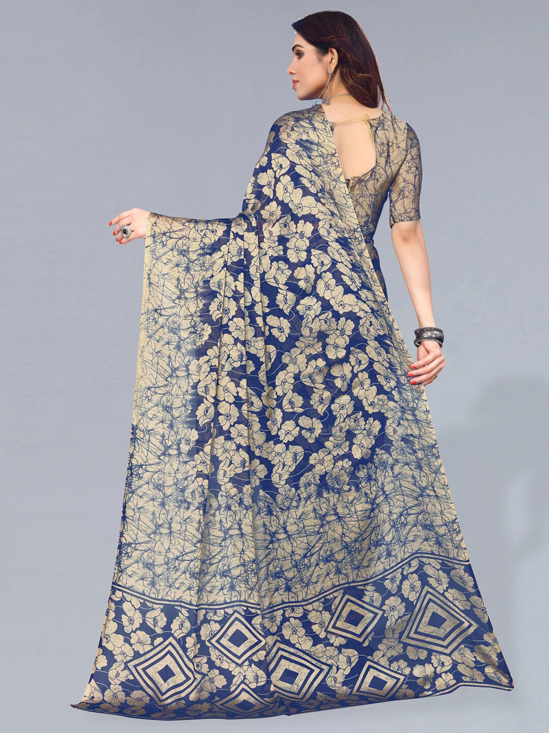 Kalini Floral Printed Saree - Distacart