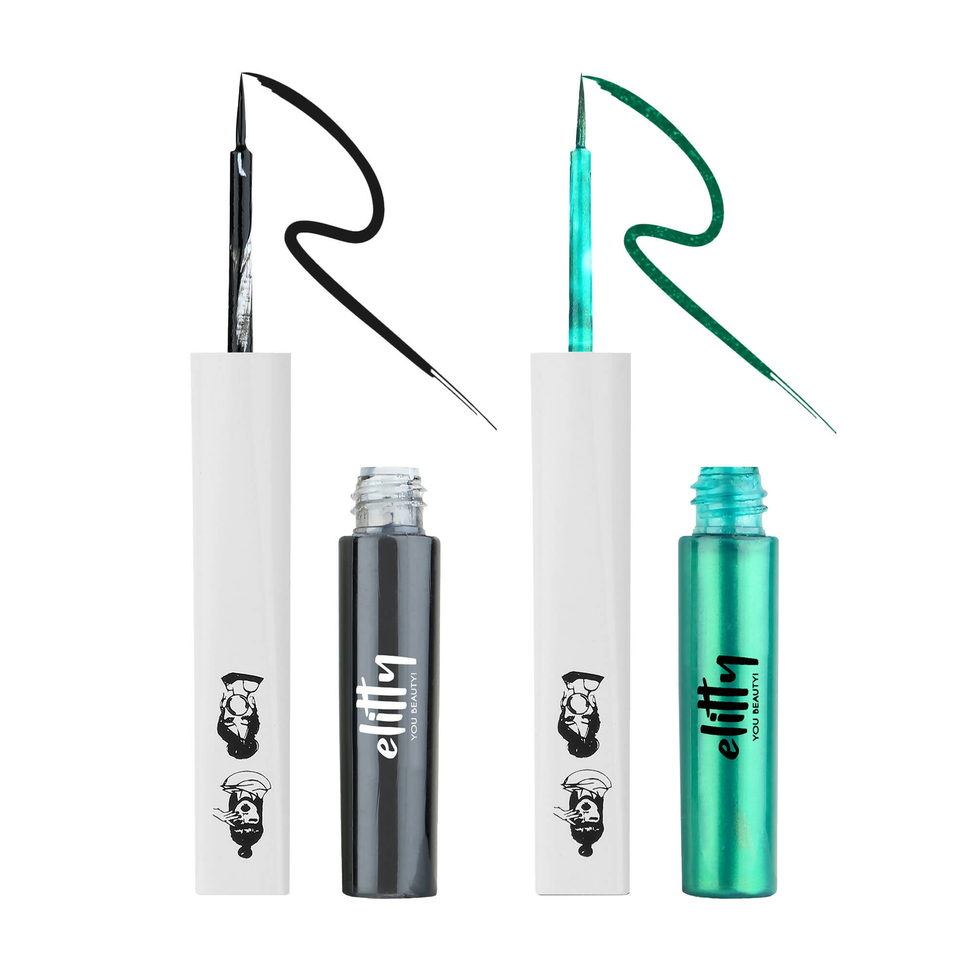 Elitty Eye Gotta Feeling Wildchild Pop Color Eyeliner Combo - Distacart