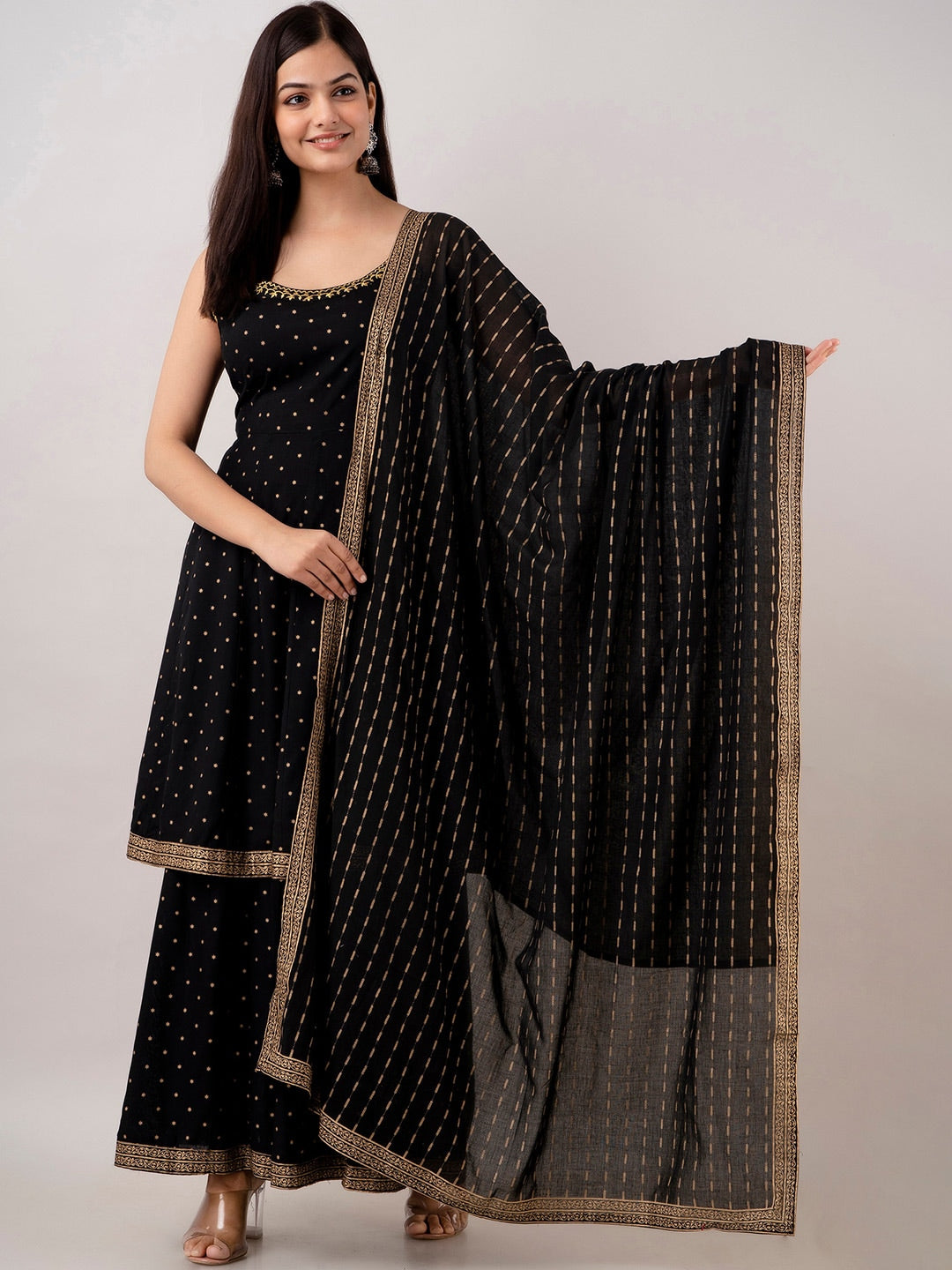 Kalini Women Embroidered Kurta With Sharara & Dupatta - Distacart