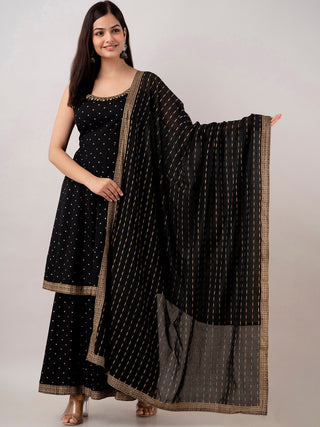 Kalini Women Embroidered Kurta With Sharara & Dupatta - Distacart