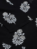 Thumbnail for Kalini Women Black Ethnic Motifs Printed Kurta with Sharara - Distacart
