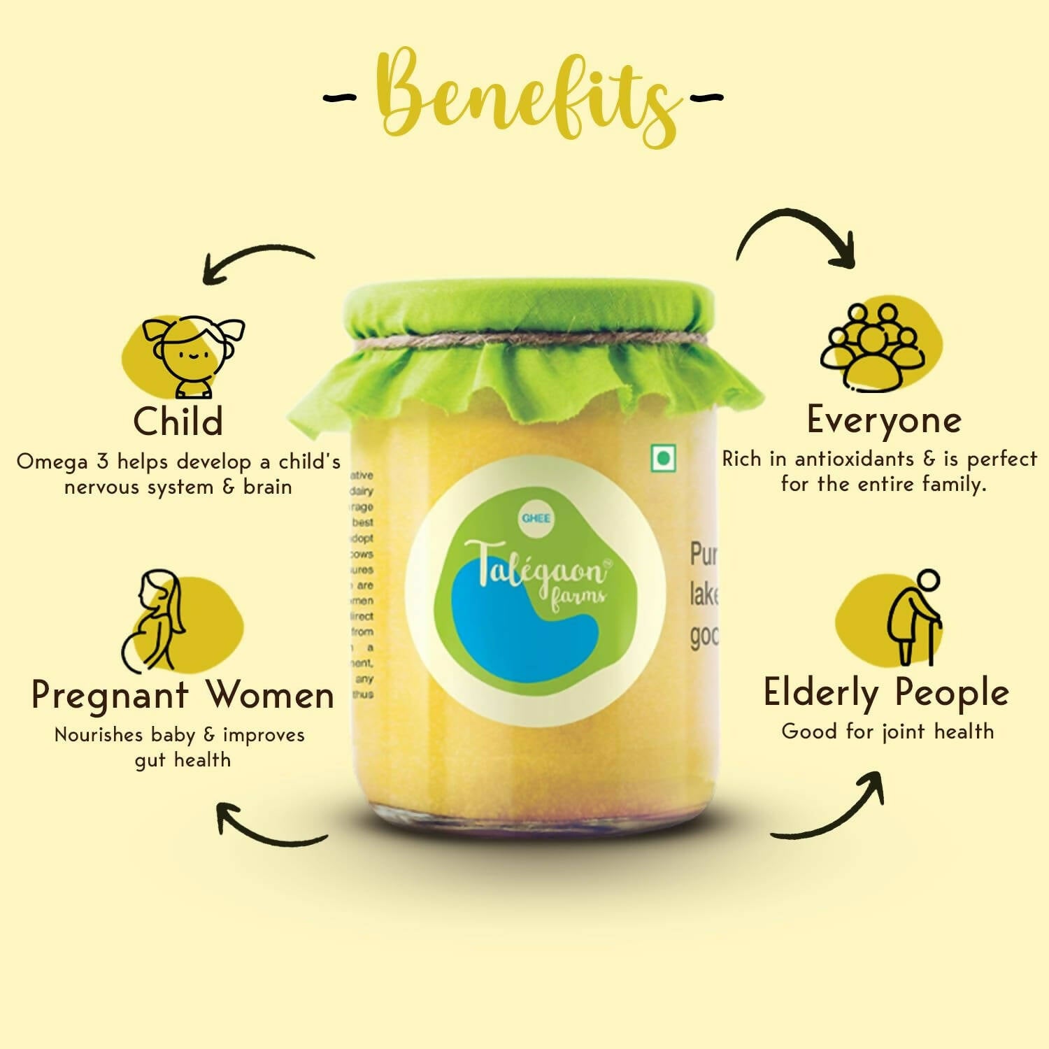 Talegaon Farms Pure Cow Ghee - Distacart