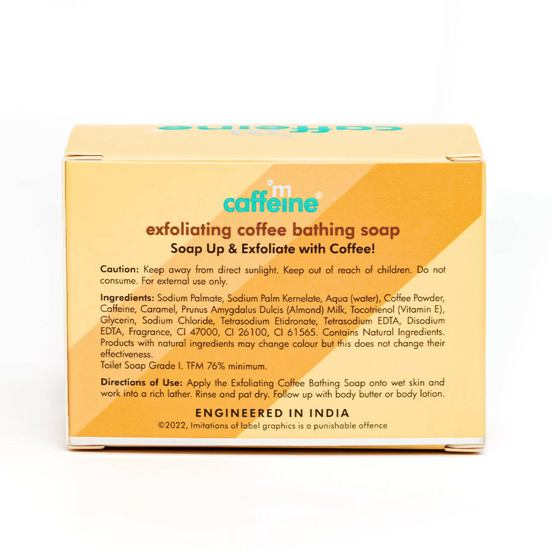 mCaffeine Exfoliating Coffee Bathing Bar - Distacart