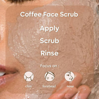 Thumbnail for mCaffeine Naked & Raw Coffee Face Scrub with Walnut for Fresh Glow - Distacart
