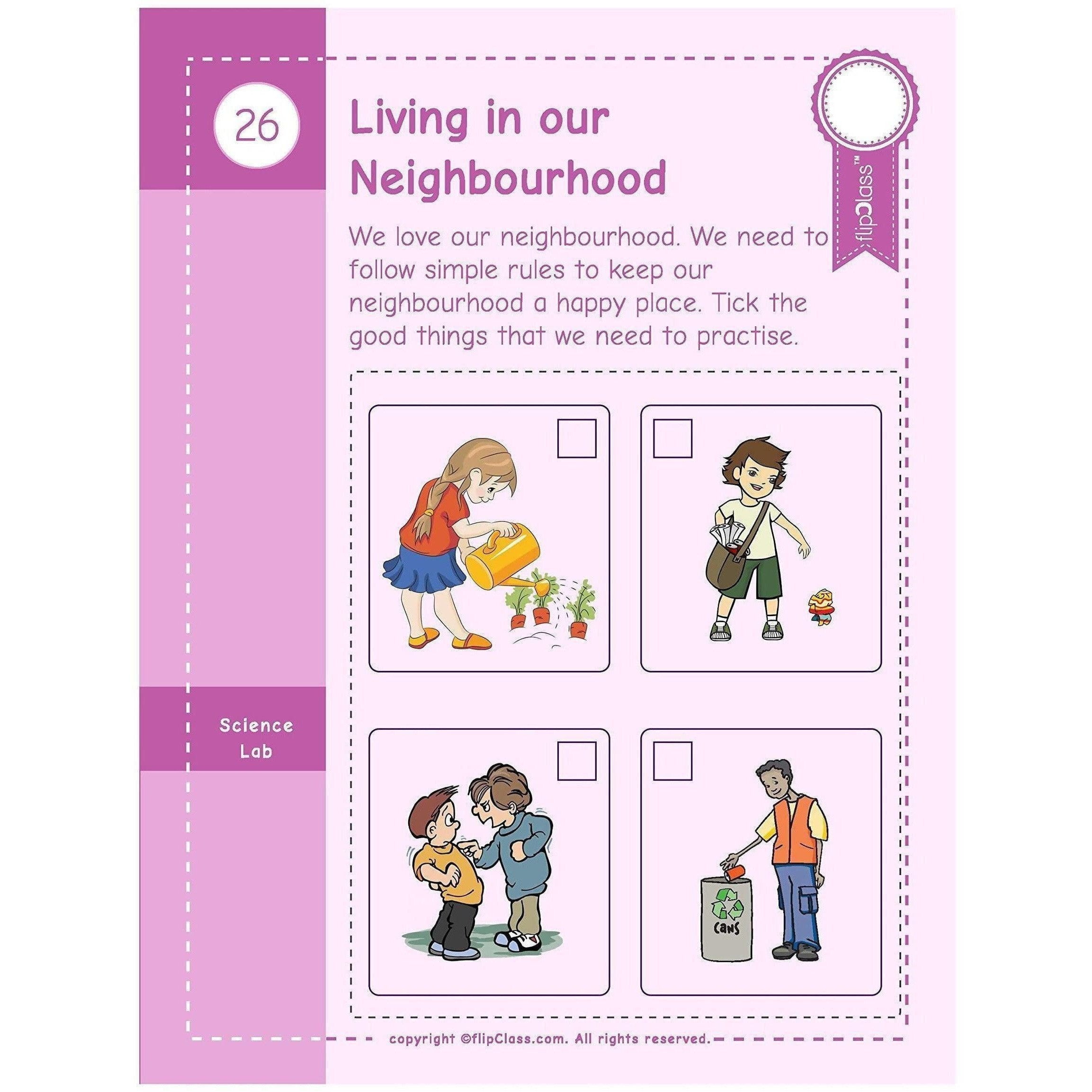 Genius Kids Worksheets for Lkg - Set of 8 Workbooks for LKG, KG-1