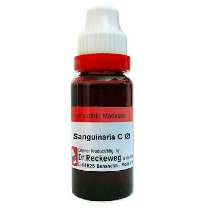 Dr. Reckeweg Sanguinaria Can Mother Tincture Q - Distacart