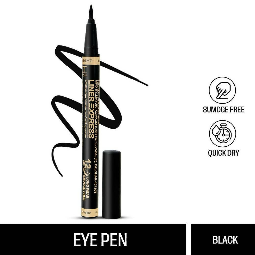 Insight Cosmetics Liner Express Eye Pen Matt Black - Distacart