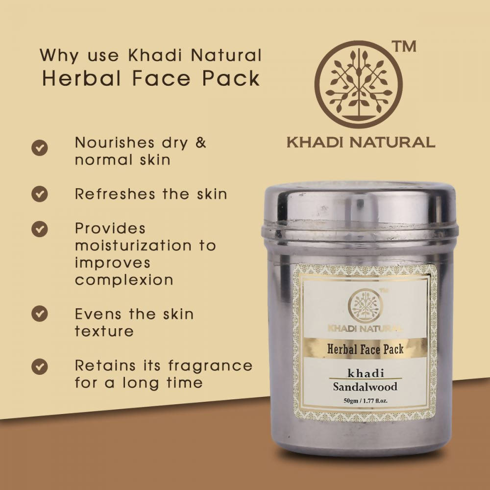 Khadi Natural Sandalwood Herbal Face Pack