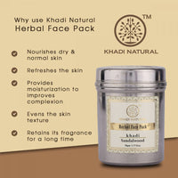 Thumbnail for Khadi Natural Sandalwood Herbal Face Pack