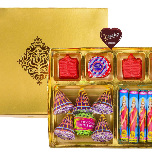 Deesha Sugar Free Golden Path Crackers Chocolates