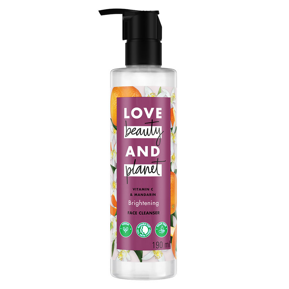 Love Beauty And Planet Vitamin C & Mandarin Face Cleanser - Distacart