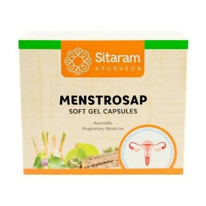 Sitaram Ayurveda Menstrosap Soft Gel Capsules - Distacart