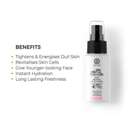 Brillare Age Revival Face Toner For Ageing Skin - Distacart