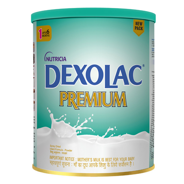 Dexolac Premium Infant Formula Powder Stage 1 (Up to 6 Months) - Distacart