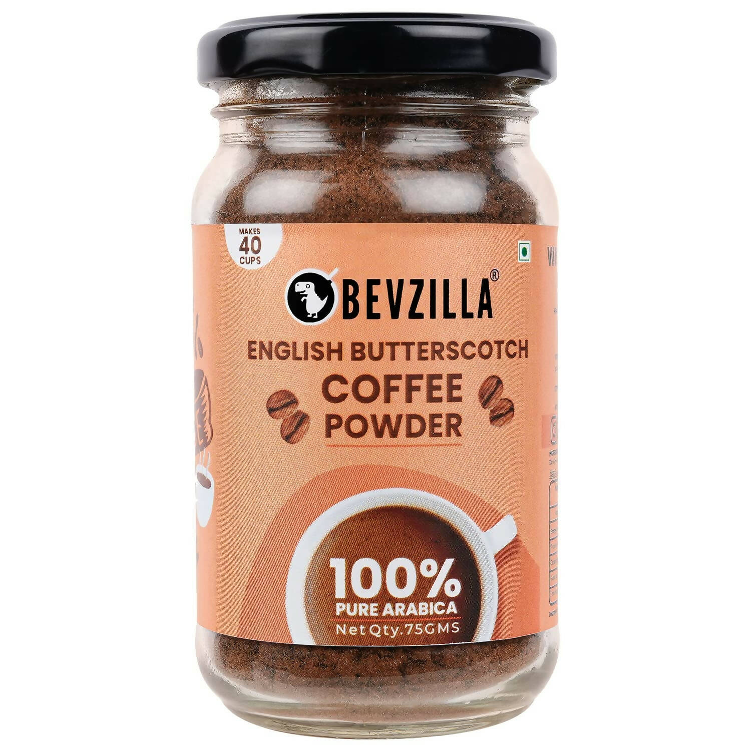 Bevzilla Instant Coffee Powder (English Butterscotch Flavour) - Distacart