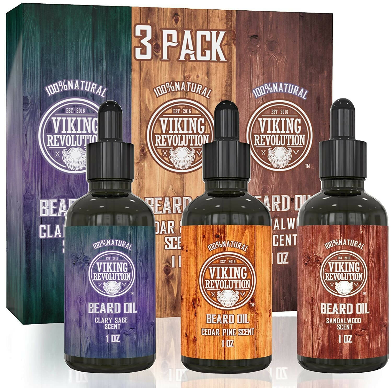 Viking Revolution Beard Oil Combo - Distacart