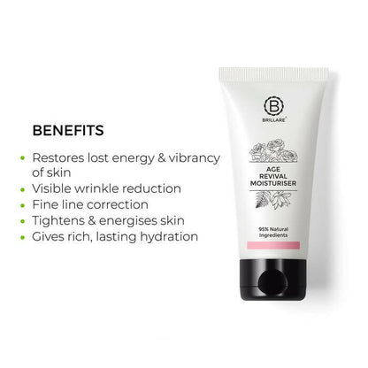 Brillare Age Revival Moisturiser For Ageing Skin - Distacart
