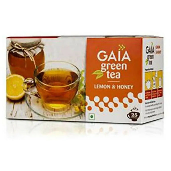 Gaia Green Tea Honey Lemon - Distacart