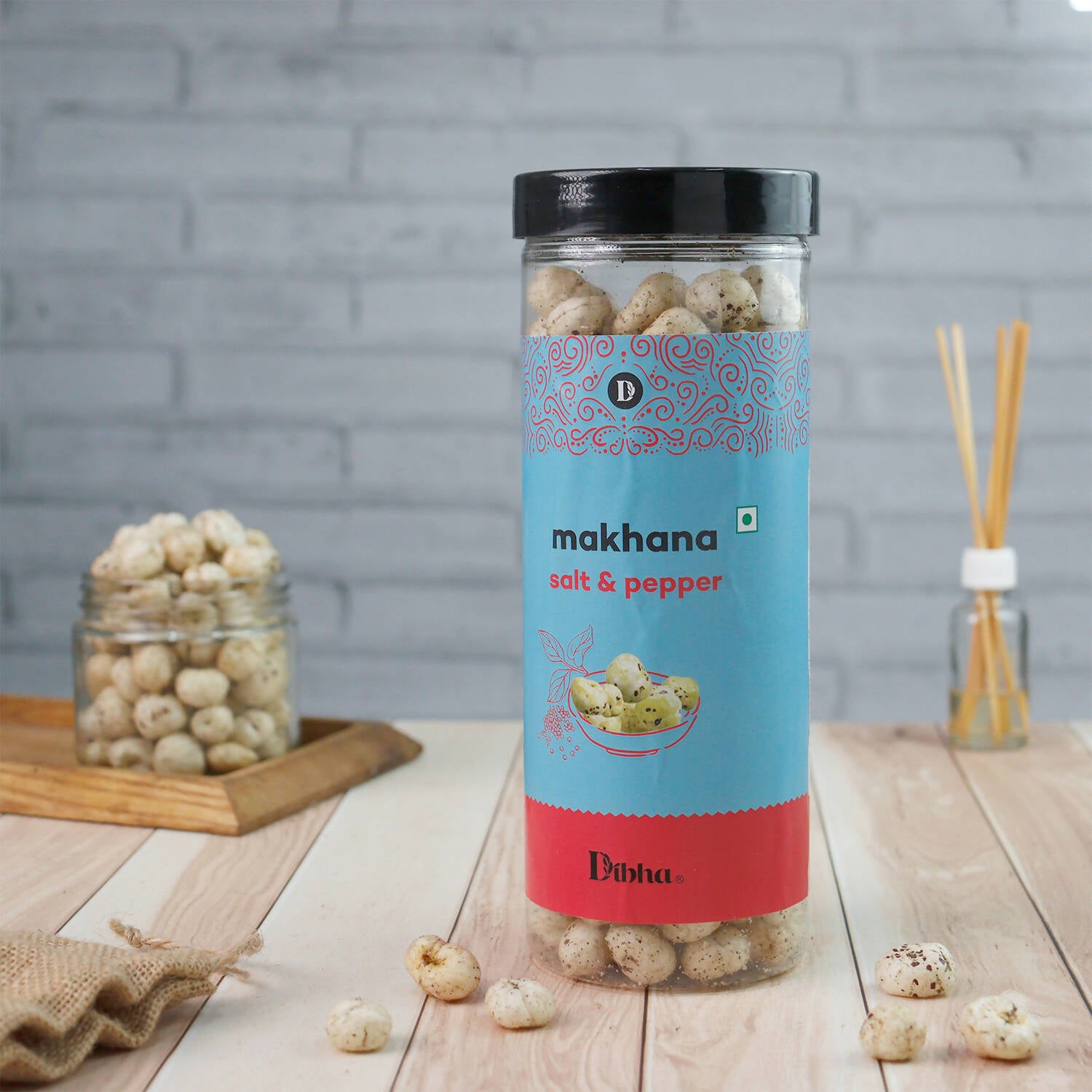 Dibha - Honest Snacking Salt & Pepper Makhana - Distacart