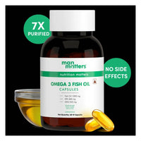 Thumbnail for Man Matters Double Strength Omega 3 Fish Oil Softgel Capsules - Distacart