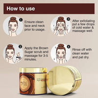 Thumbnail for Aaryanveda Arganic Moroccan Argan Brown Sugar Scrub & Massage Cream