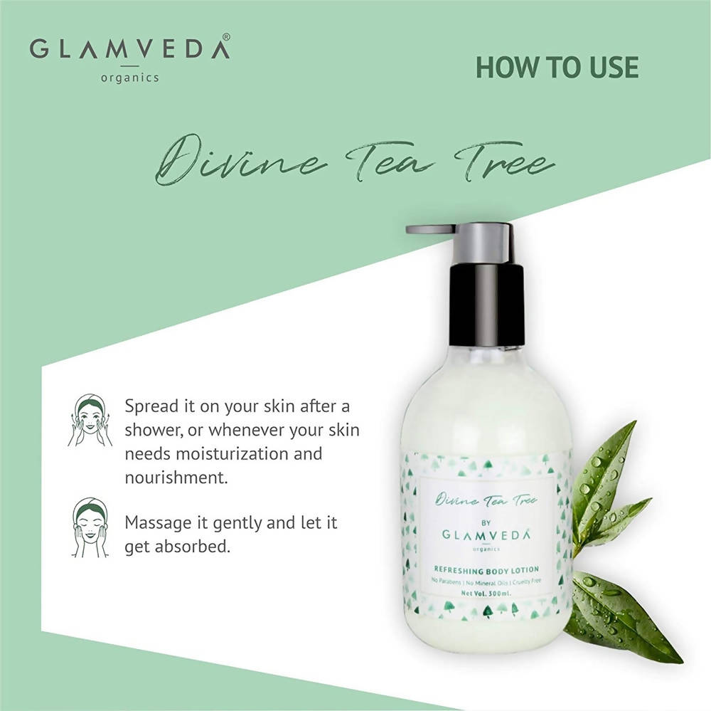 Glamveda Divine Tea Tree Nourishing Body Lotion