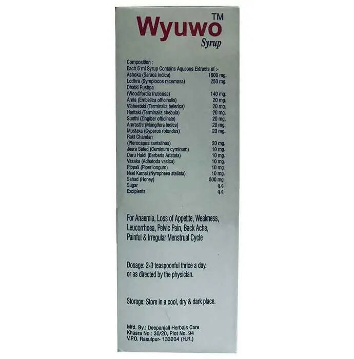 Wyuwo Pharma Uterine Tonic - Distacart