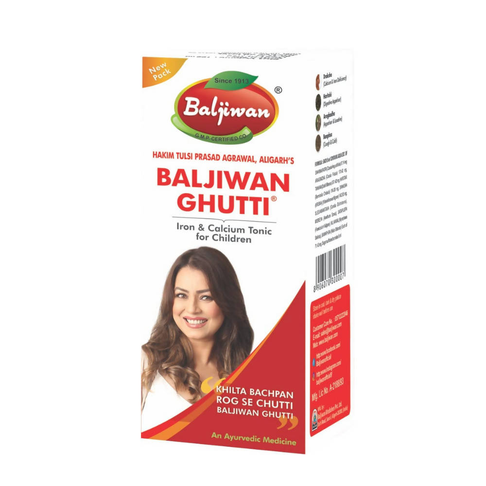 Baljiwan Ghutti Iron & Calcium Rich Tonic For Children - Distacart