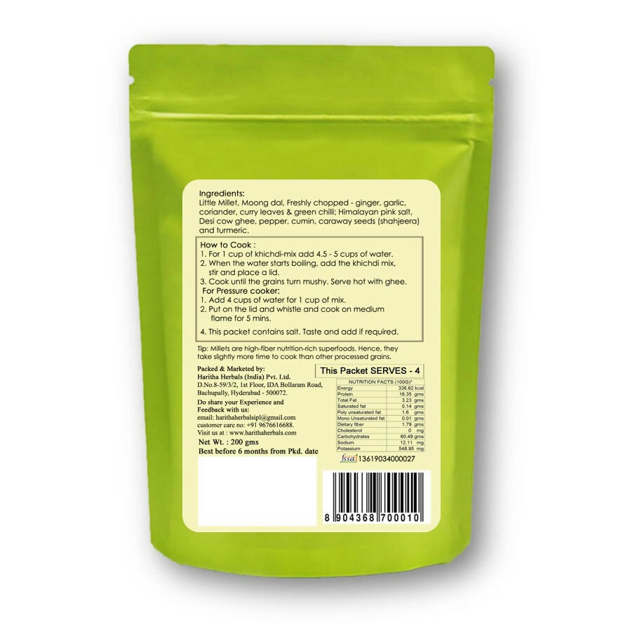 Haritha Foods Instant Millet Khichdi - Distacart