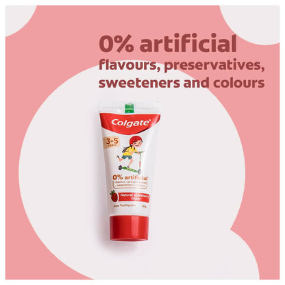 Colgate Toothpaste with Natural Strawberry Flavour for Kids - Distacart