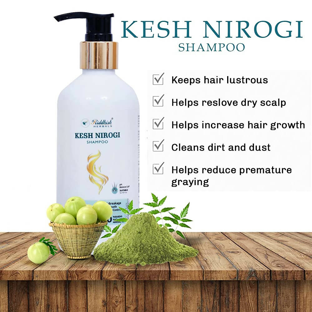 Riddhish Herbals Kesh Nirogi Anti-Hair Fall Shampoo - Distacart