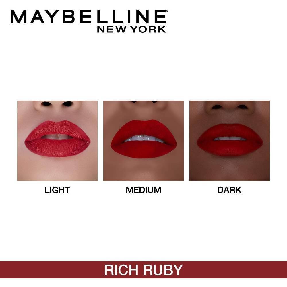Maybelline New York Color Sensational Creamy Matte Lipstick / 691 Rich Ruby - Distacart