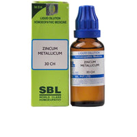 Thumbnail for SBL Homeopathy Zincum Metallicum Dilution