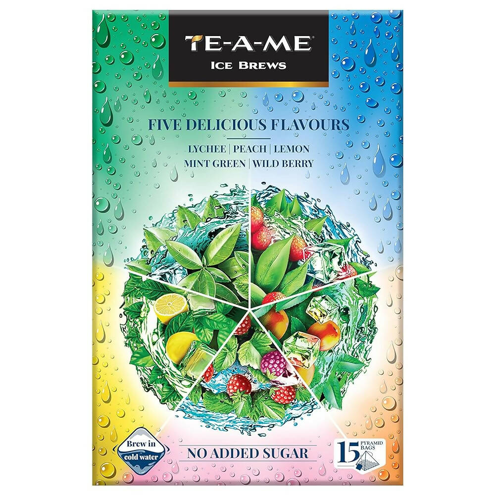 TE-A-ME Assorted Ice Infusion Tea Bags, 5 Delicious Flavor - Distacart