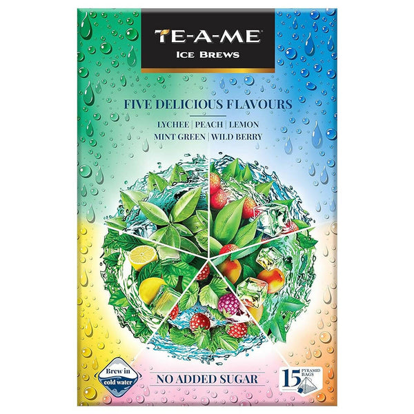 TE-A-ME Assorted Ice Infusion Tea Bags, 5 Delicious Flavor - Distacart