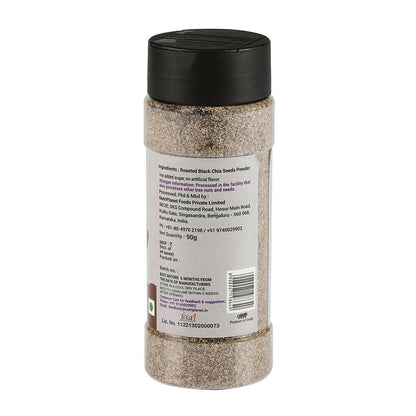 Fulsome Black Chia Seeds Powder (Roasted) - Distacart