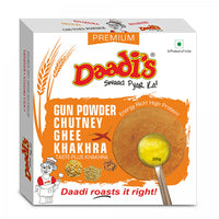 Thumbnail for Daadi's Gun Powder Chutney Ghee Khakhra - Distacart