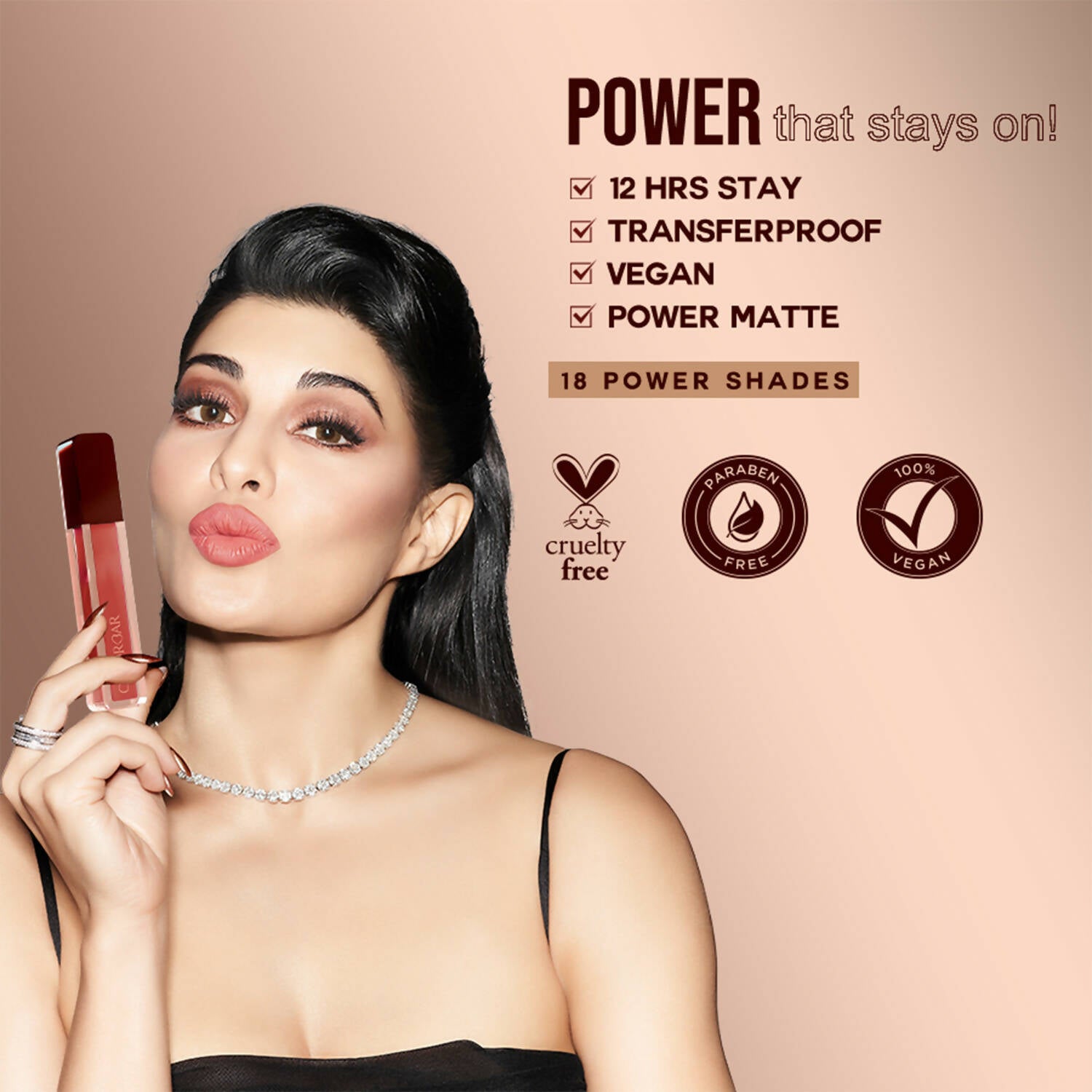 Colorbar Powerkiss Vegan Matte Lipcolor- Hush On - Distacart