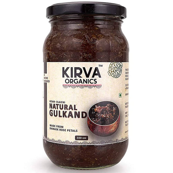 Kirva Organics Kesar Elaichi Natural Gulkand - Distacart