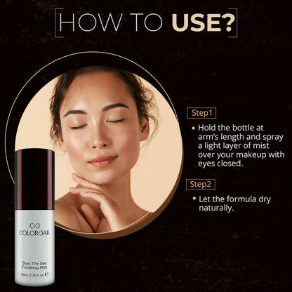 Colorbar Stay The Day Finishing Mist Mini Make-Up Setting Spray - Distacart