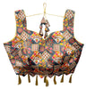 Vamika Grey Banglori Silk Digital Print And Embroidery Blouse - Distacart
