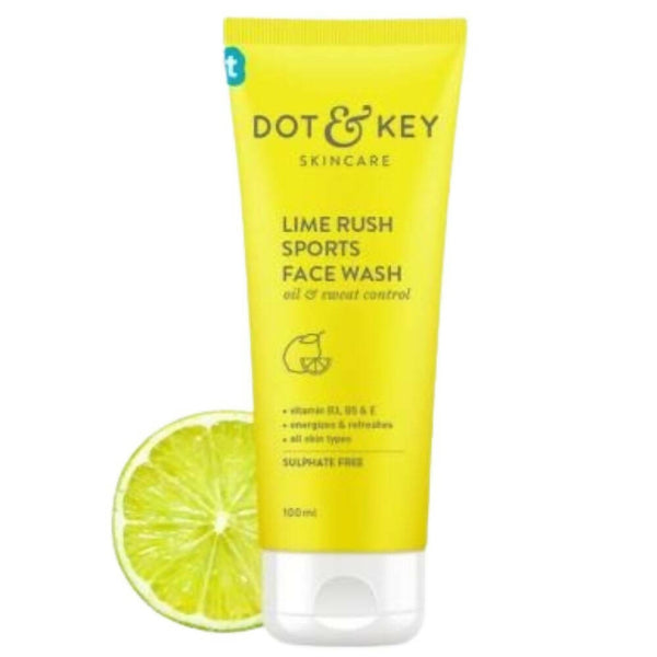 Dot & Key Lime Rush Sports Face Wash - Distacart