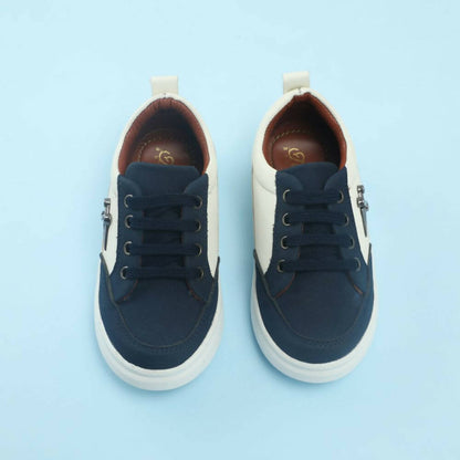 Tiny Bugs Boys Lace Up Casual Shoes - Blue - Distacart
