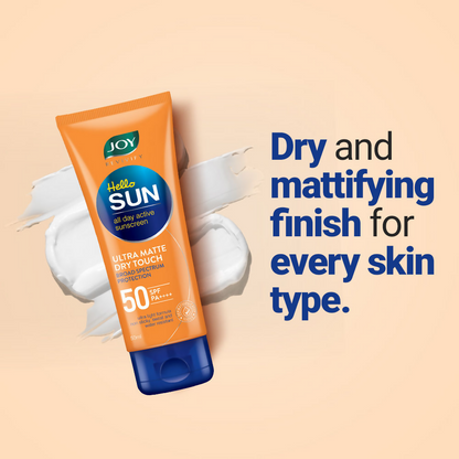 Joy Revivify Hello Sun Ultra Matte Dry Touch Sunscreen With SPF 50 - Distacart