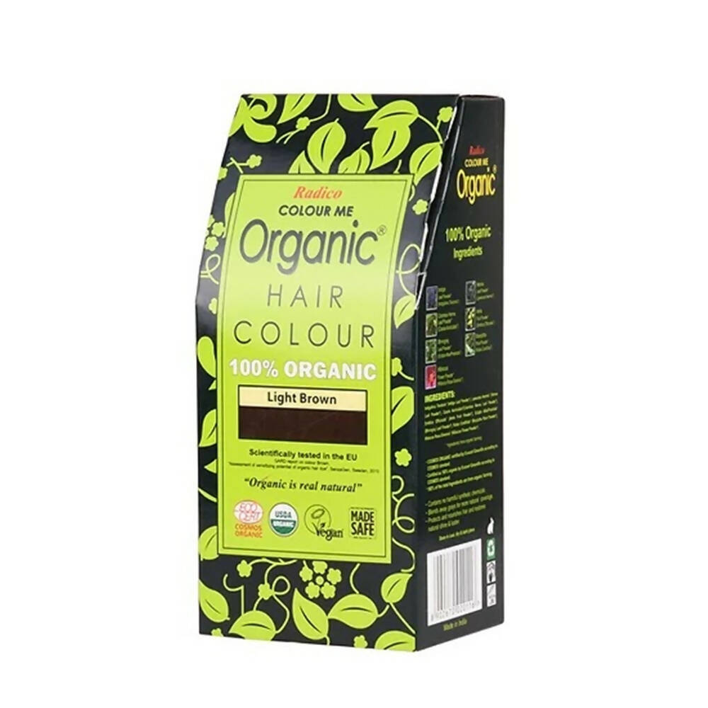 Radico Organic Hair Colour-Light Brown - Distacart