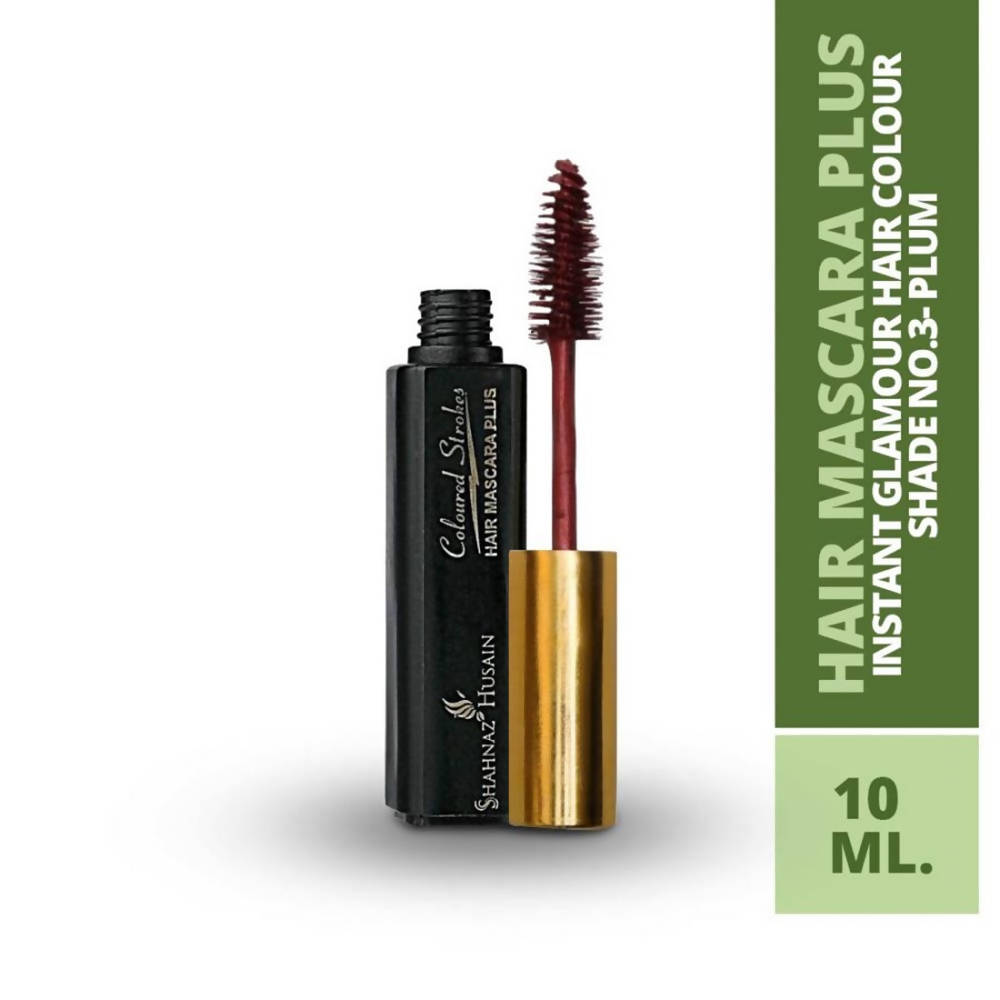 Shahnaz Husain Hair Mascara Plus Shade No.3 - Plum 10 ml